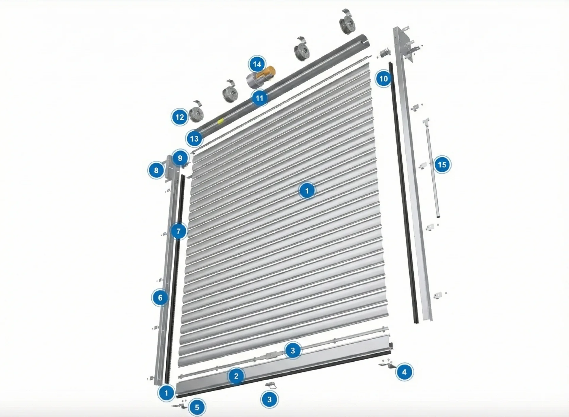 Technicien intervenant sur un rideau metallique bruyant a Creil