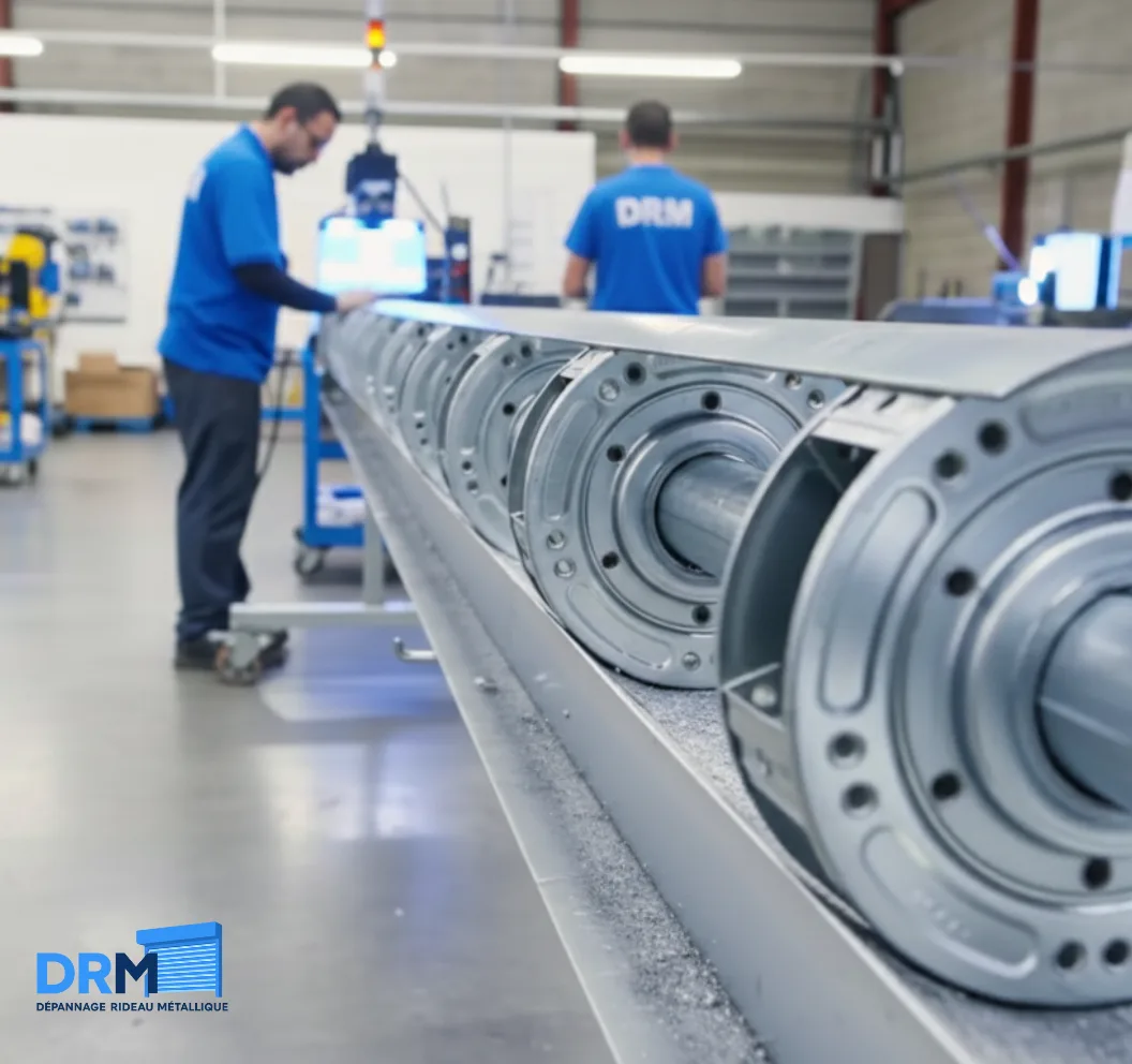 Intervention DRM Creil sur rideau metallique