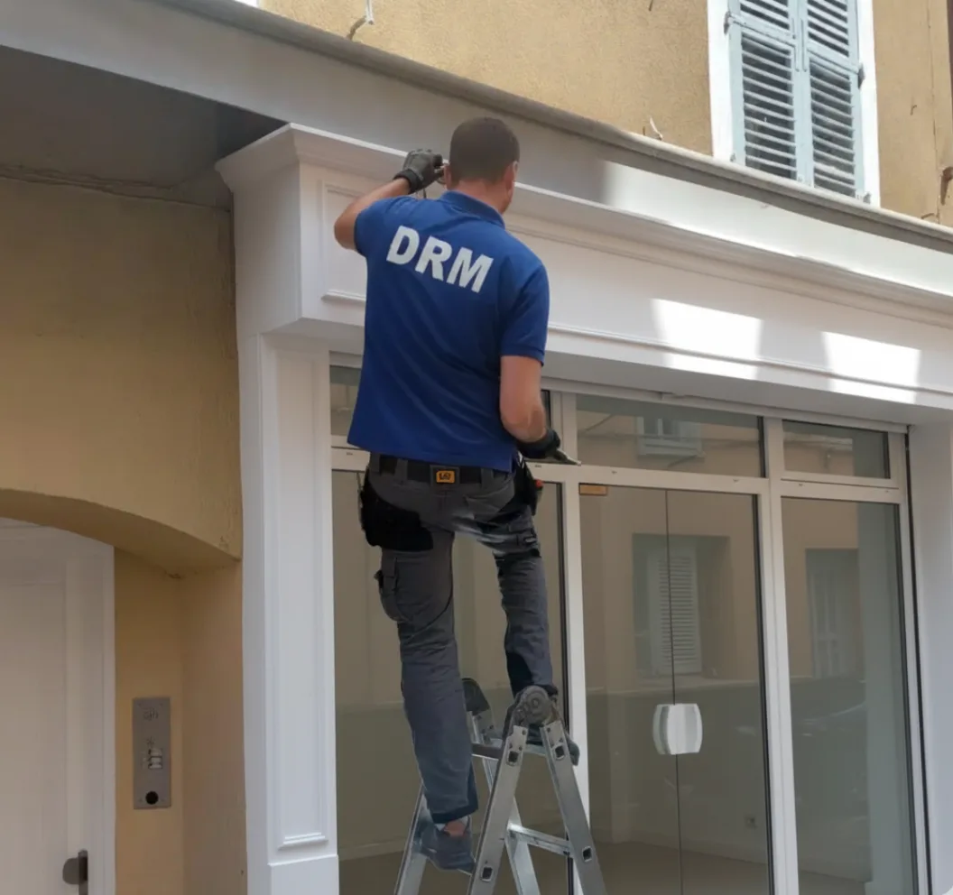 Installation rideau métallique industriel Méru Clos des Vignes