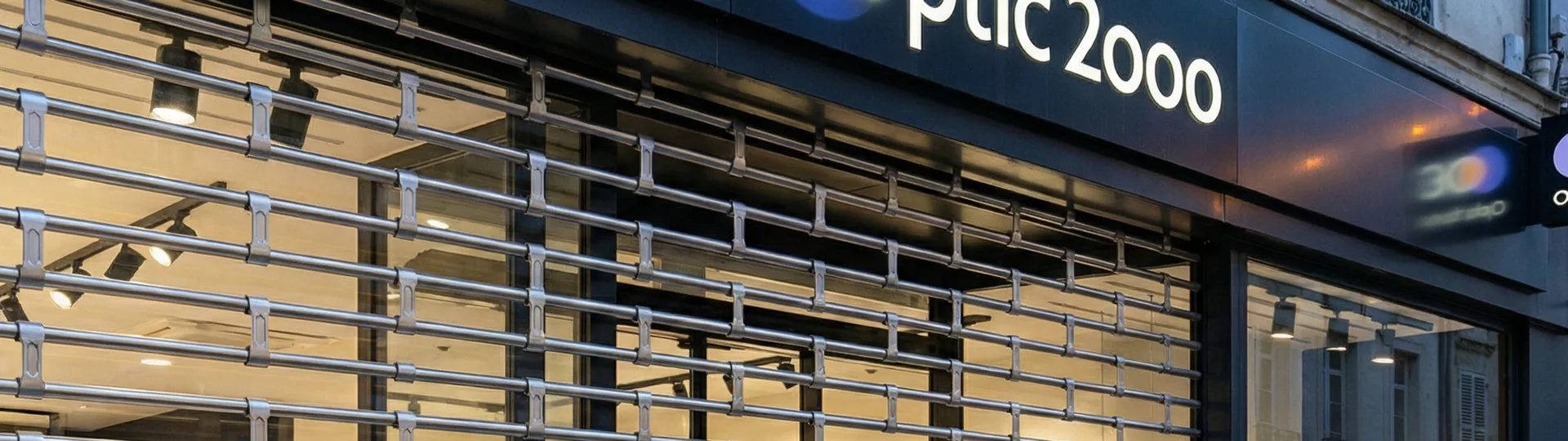 Installation rideau métallique commerce Méru 60110