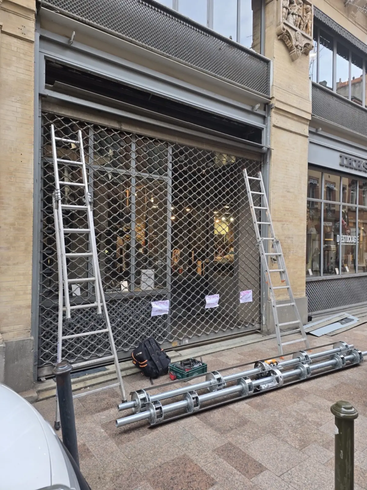 Fabrication rideau métallique industriel Verberie